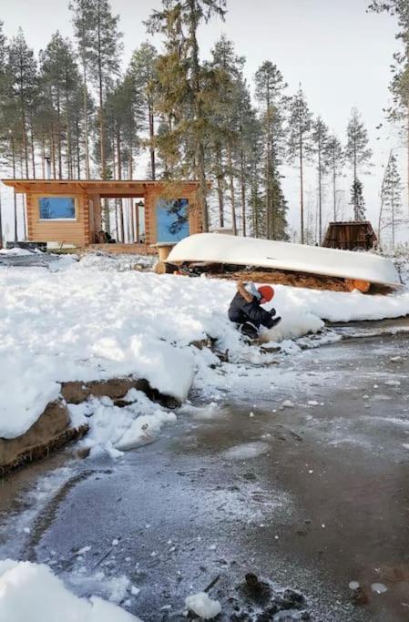 Villa Wilderness Cabin Onnela With Sauna Rovaniemi Exterior foto